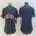 Youth 2023 World Cup Mexico blank black majestic MLB baseball Jerseys-BD 19