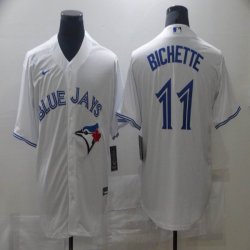 Nike Toronto Blue Jays #11 Bo Bichette white majestic baseball Jersey-BD