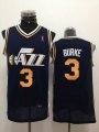 Utah Jazz #3 Trey Burke dark blue adidas nba Jersey