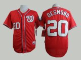 Washington Nationals #20 Ian Desmond red baseball jerseys