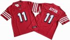 San Francisco 49ers 11# Brandon Aiyuk red throwback Nike Vapor F.U.S.E. Limited Jersey