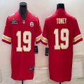 2023 NFL Super Bowl Nike Kansas City Chiefs #19 Kadarius Toney red Color Rush Limited Jerseys