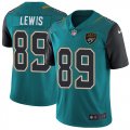 Jacksonville Jaguars ##89 Marcedes Lewis green nike Color Rush Limited Jersey