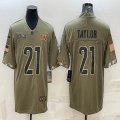 Nike Washington Commanders #21 Sean Taylor Salute to Service Retired Limited Jersey-BD