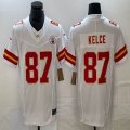 Nike Kansas City Chiefs #87 Travis Kelce white Nike Vapor F.U.S.E. Limited Jersey 03