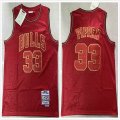 Chicago Bulls #33 Scottie Pippen Throwback Red NBA Jerseys