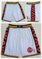 New York Knicks white throwback nba shorts