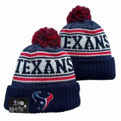 2024 Houston Texans dark blue red white NFL Sports Cuffed Knit Hats 01