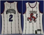 Nike Toronto Raptors #2 Kawhi Leonard white Stitched NBA Jersey-HL