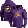 Los Angeless Lakers #24 Kobe Bryant purple NAB Hoodie 03