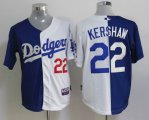 Los Angeles Dodgers KERSHAW 22 Blue White MLB Jerseys