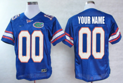 Customized Nike Florida Gators Blue College Football Jersey