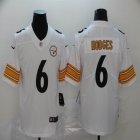 Nike Pittsburgh Steelers #6 Devlin Hodges white Color Rush Limited Jersey