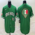 2023 World Cup Mexico blank Green majestic baseball jerseys 07