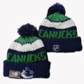 2024 Vancouver Canucks blue green white NHL Sports Cuffed Knit Hats