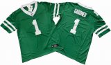 New York Jets 1# Ahmad Sauce Gardner Nike Legacy Green Vapor F.U.S.E. Limited Jersey