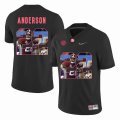 Custom Alabama Crimson Tide #22 Ryan Anderson black fashion college football jersey