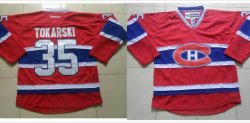 Montreal Canadiens 35# Dustin Tokarski Red Ice Hockey Jersey