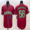 2023 World Cup Mexico #56 Randy Arozarena red majestic baseball jerseys 18