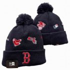 2024 Boston Red Sox black MLB Cuffed Knit Hats