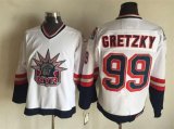 2015 New York Rangers #99 Wayne Gretzky white hockey Jersey