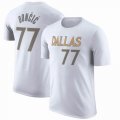 Dallas Mavericks #77 Luca Doncic white NBA T-Shirts