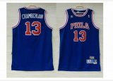 Philadelphia 76ers #13 Wilt Chamberlain Throwback Blue Jerseys