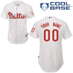 Philadelphia Phillies Home Custom White MLB Jersey