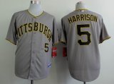 Pittsburgh Pirates Josh Harrison #5 gray mlb jersey