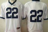 Penn State Nittany Lions #22 White college jersey