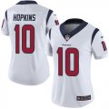 Women Houston Texans #10 DeAndre Hopkins White Color Rush Limited Jersey