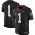 Custom #1 George Pickens Georgia Bulldogs Mascot 100th Anniversary College Football Jerseys