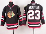 Reebok Chicago Blackhawks VERSTEEG 23 black nhl Jersey