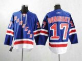 Brandon Dubinsky #17 New York Rangers nhl Blue Jerseys