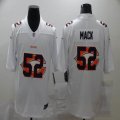 Nike Bears #52 Khalil Mack white fashion Color Rush Limited Jersey