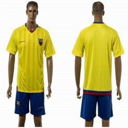 2015-2016 Ecuador national yellow soccer jersey home