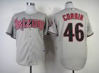 Arizona Diamondback CORBIN 46# gray mlb jerseys