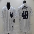 Nike New York Yankees #48 Anthony Rizzo White majestic baseball Jersey-BD