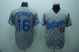 Los Angeles Dodgers 16# Ethier gray baseball jersey