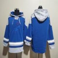 Los Angeles Dodgers blank blue gray Hooded Sweatshirt