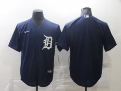 Nike Detroit Tigers blank dark blue mlb jersey-BD