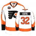 Philadelphia Flyers 32 Riley Cote White WINTER hockey jerseys