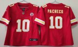 Women Kansas City Chiefs #10 Isiah Pacheco red Nike Vapor F.U.S.E. Limited Jersey