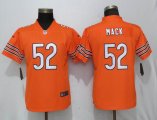 Youth Nike Bears #52 Khalil Mack orange Color Rush Limited Jersey