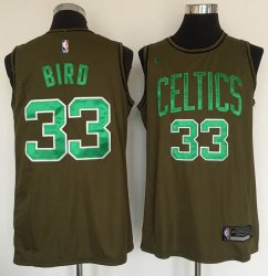 Boston Celtics #33 Larry Bird Green nike nba jersey