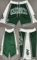 Boston Celtics green nba shorts -XD