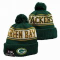 2024 Green Bay Packers green white yellow NFL Sports Cuffed Knit Hats 01