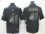 Nike New Orleans Saints #41 Alvin Kamara black Gold Color Rush Limited Jerseys-BD