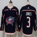 Adidas Columbus Blue Jackets #3 Seth Jones dark blue ice hockey jersey