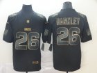 Nike New York Giants #26 Saquon Barkley black gold Color Rush Limited Jersey-BD